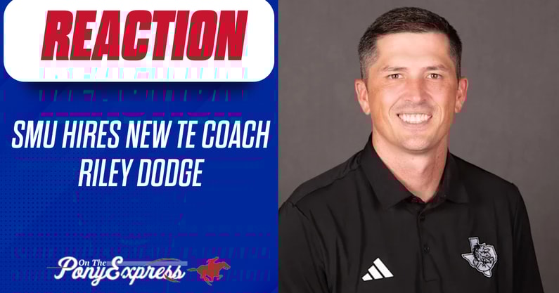 reaction-riley-dodge-hired-as-smu-tes-coach