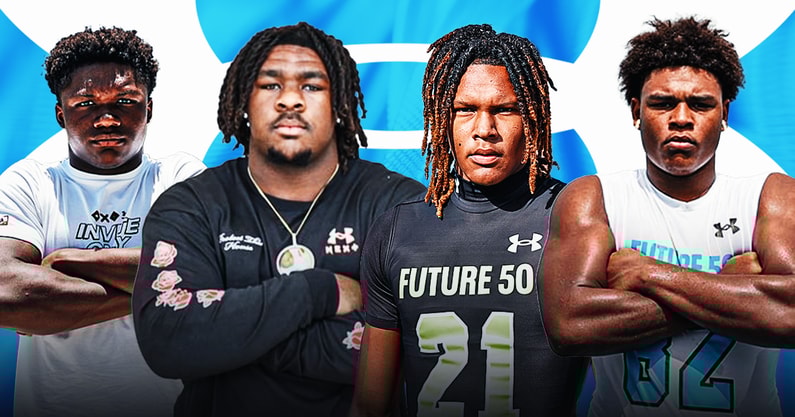 Jalen Brewster, Easton Royal, John Meredith and Mark Matthews