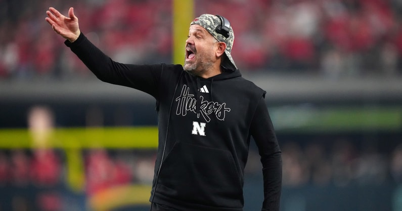Nebraska football coach Matt Rhule vs. Utah in the Las Vegas Bowl