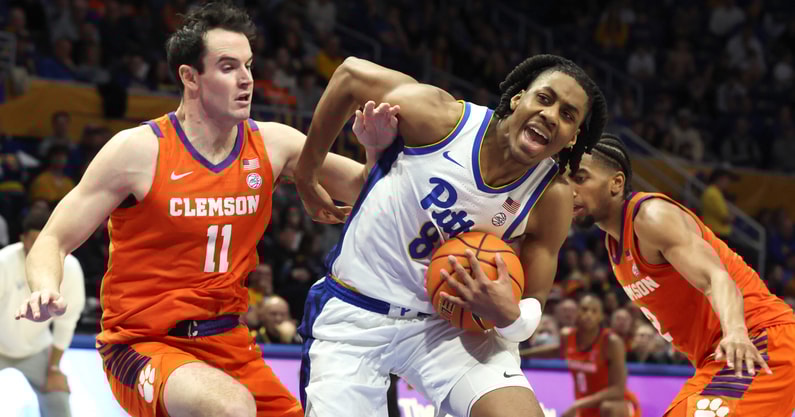 NCAA Basketball: Clemson at Pittsburgh