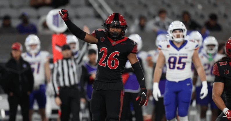 SDSU safety Dwayne McDougle