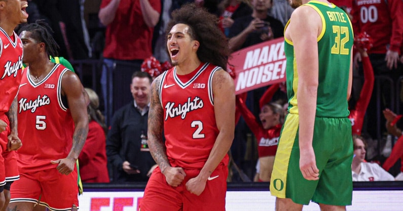 Oregon Rutgers Rutgers finds OT win over Oregon in a departure from the blueprint