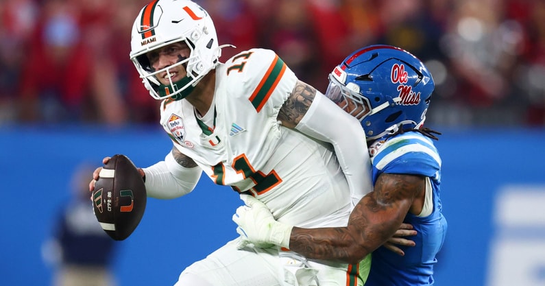 NCAA Football: Fiesta Bowl-Miami vs Mississippi