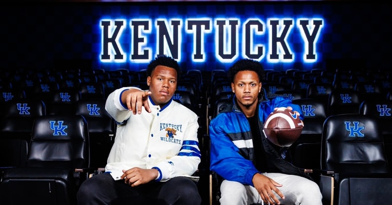 Xavier Daisy on Kentucky visit (Photo: UK Athletics)