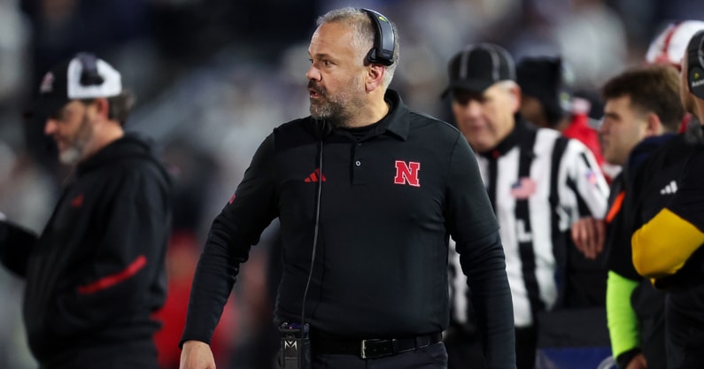 Nebraska football coach Matt Rhule