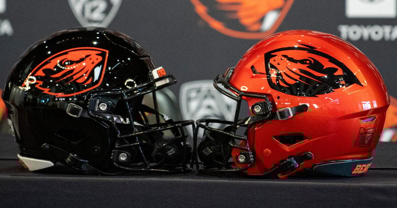 Oregon State helmet general