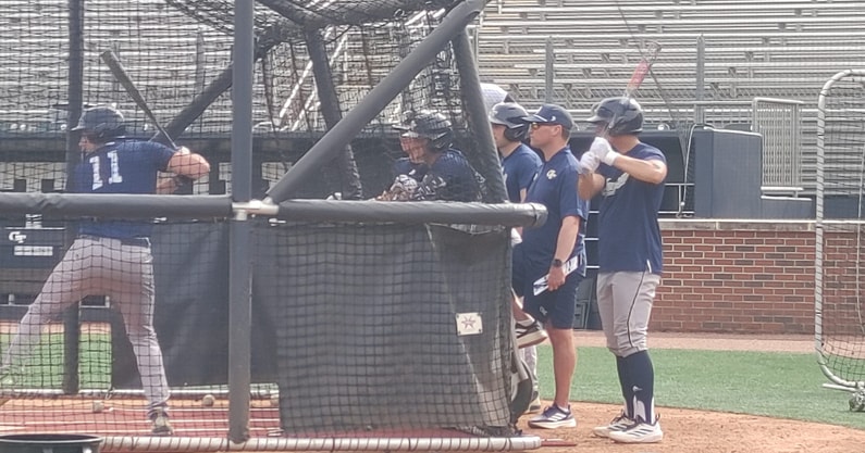 Georgia Tech opening week practice