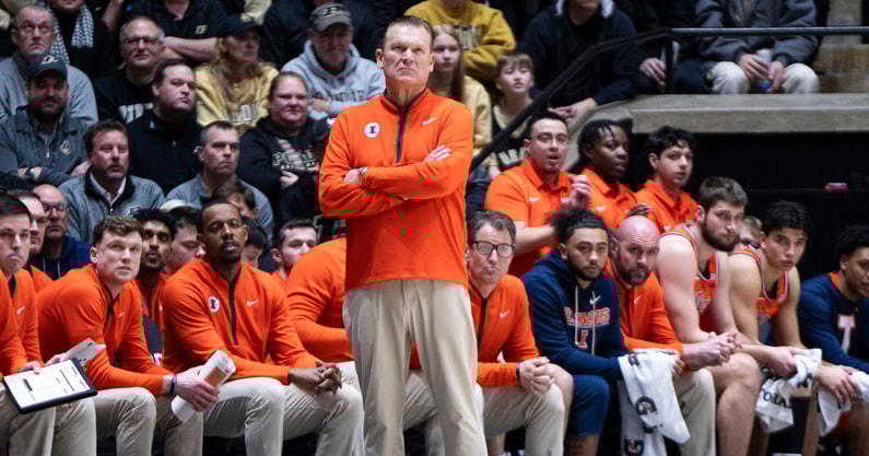 NCAA Basketball: Illinois at Purdue