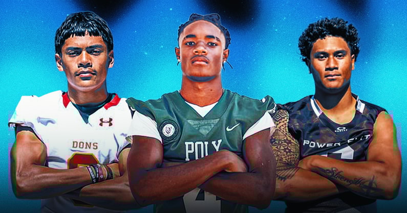 Donte Wright, Honor Fa'alave-Johnson and Marcus Fakatou afi