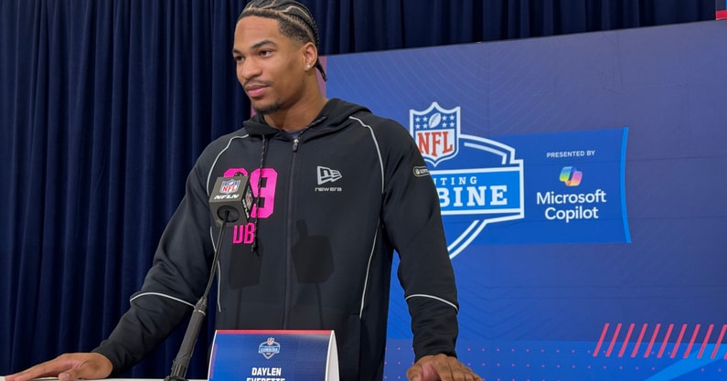 Daylen Everette NFL Combine.