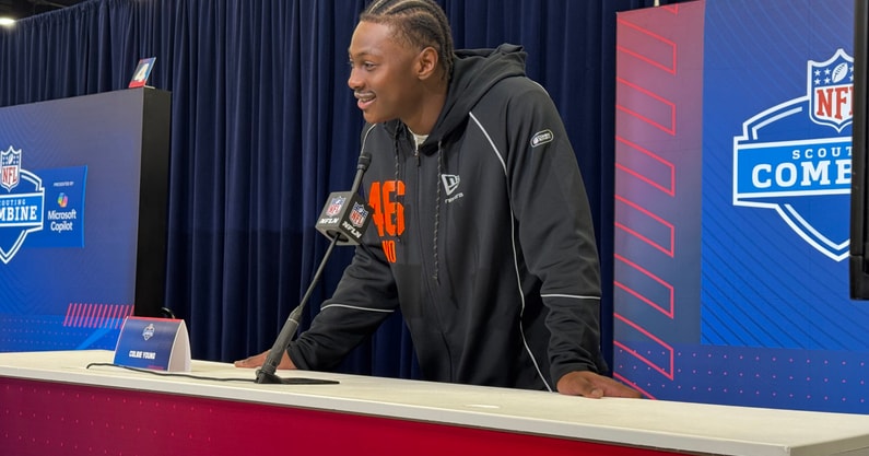 Colbie Young NFL Combine.