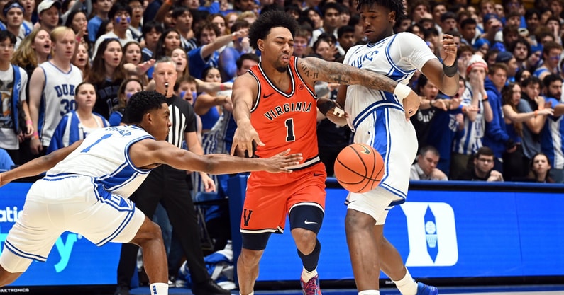 duke suffocating defense virginia