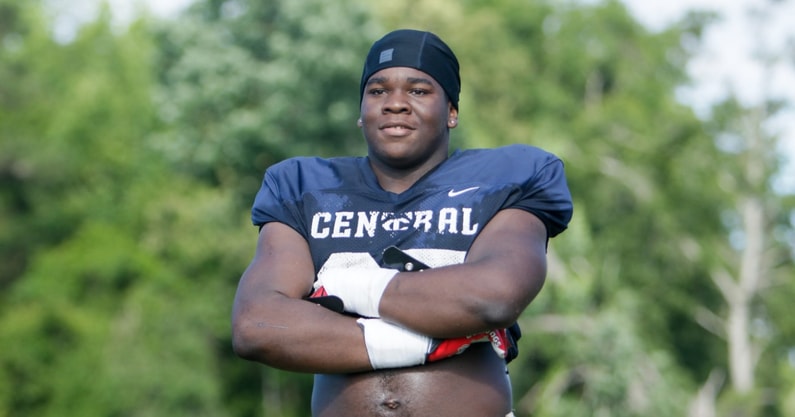 Thomas County Central (GA) 2028 defensive end Prince Che. (Photo: Lance McCurley/UGASports)