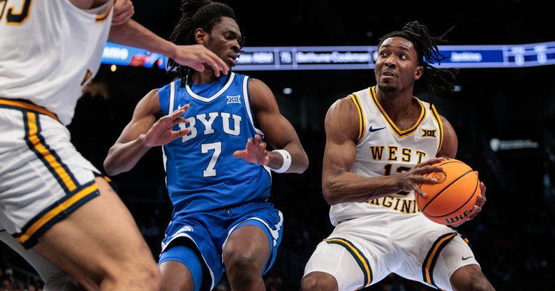 NCAA Basketball: Big 12 Conference Tournament Second Round - West Virginia vs BYU