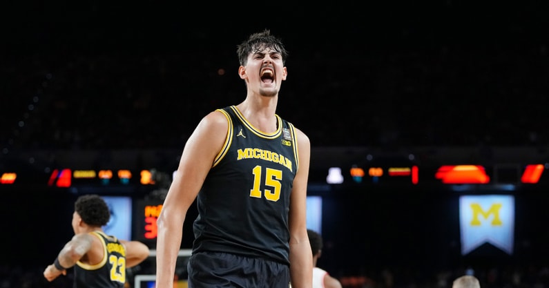 Michigan's Aday Mara selected by OKC in first round of NBA Draft