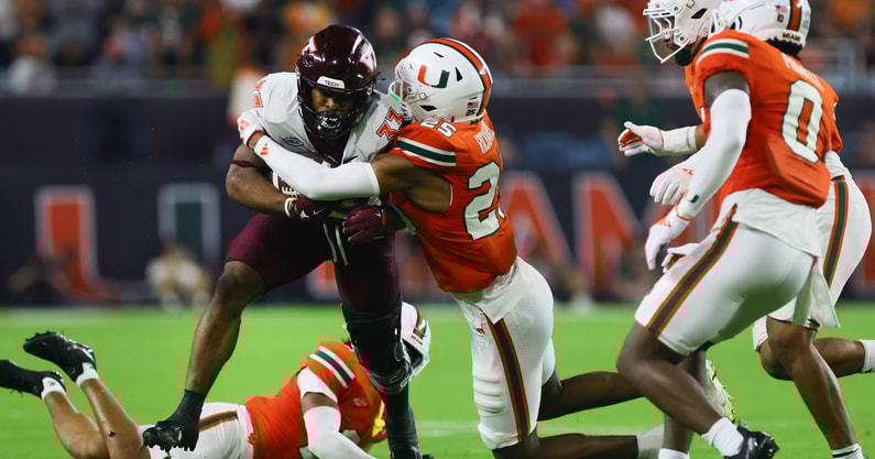 NCAA Football: Virginia Tech at Miami