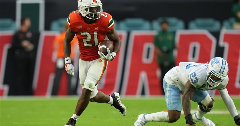 Miami RB Henry Parrish
