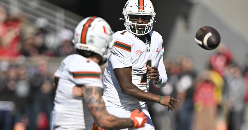 NCAA Football: Miami at Louisville