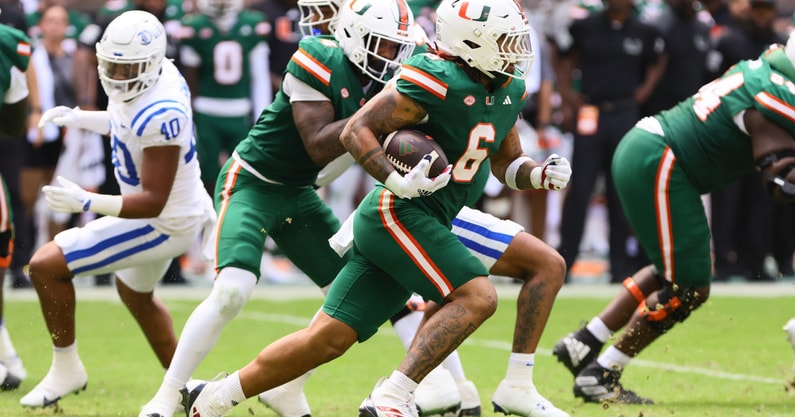 NCAA Football: Duke at Miami
