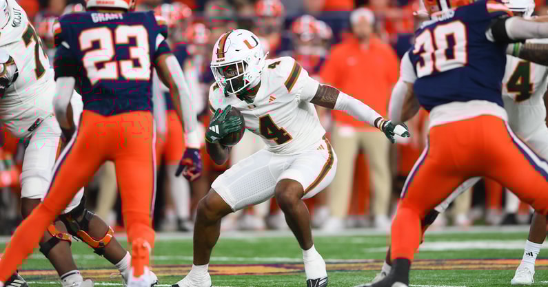 NCAA Football: Miami at Syracuse