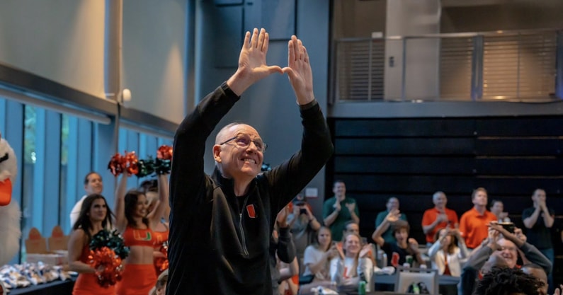 Miami coach Jim Larranaga