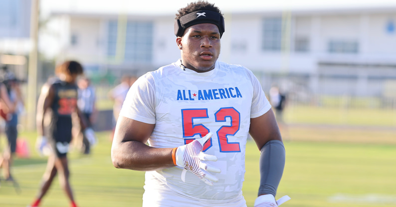 Texas five-star OL Devon Campbell sets Alabama official visit date football recruiting