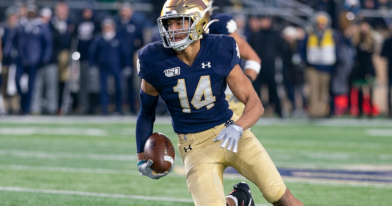 watch-kyle-hamilton-shows-immense-range-interception-notre-dame-fighting-irish-marcus-freeman-florida-state