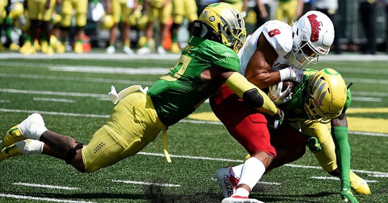 Justin Flowe will be a key for Oregon against Ohio State