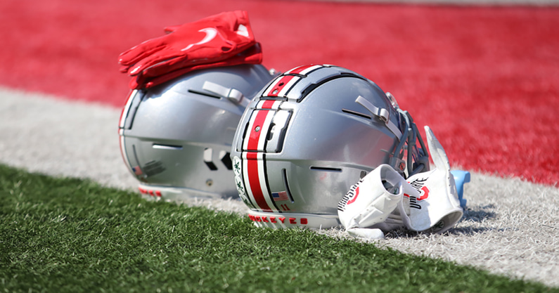 Ohio State helmet by Birm -- Lettermen Row