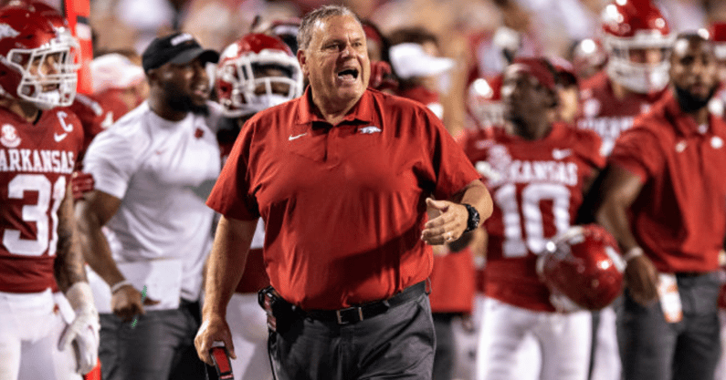 Sam Pittman fires back, Arkansas not panicking after Georgia loss