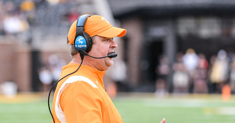 tennessee-volunteers-head-coach-josh-heupel-gushes-over-tennessee-fans-selling-out-neyland-stadium-against-ole-miss-rebels