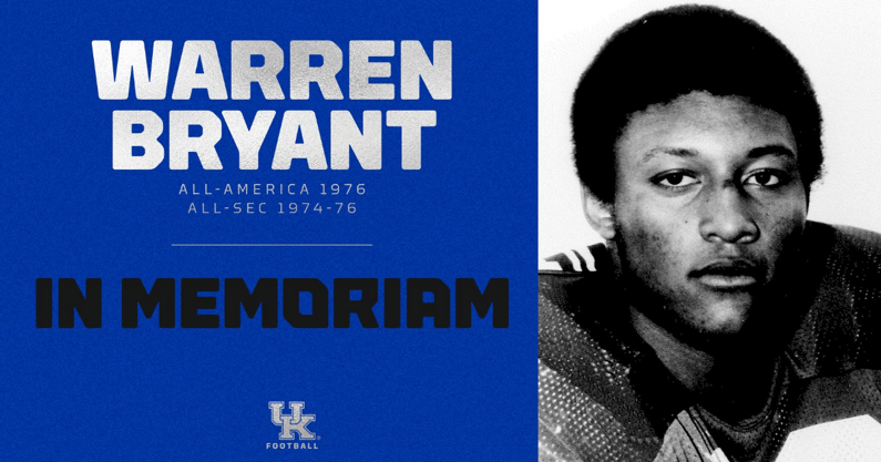 warren-bryant-kentucky-football-dies