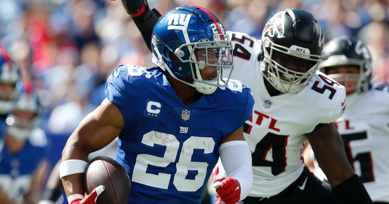 new-york-giants-former-penn-state-nittany-lions-saquon-barkley-addresses-his-injury-feelings-when-the-cart-came-out