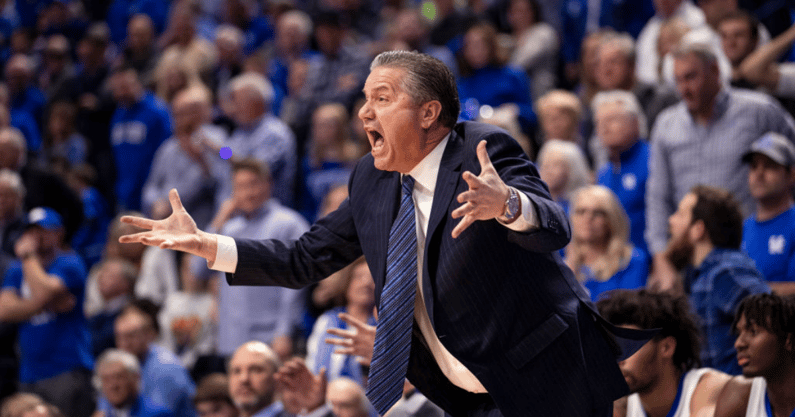 John Calipari Nervous