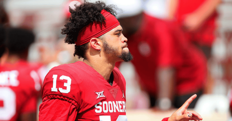 oklahoma-sooners-coach-lincoln-riley-says-quarterback-caleb-williams-frustrated-with-lack-of-execution-play-against-baylor