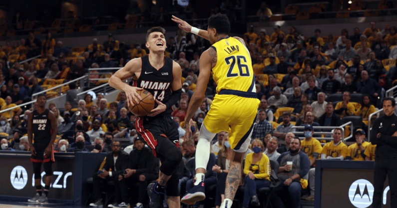 NBA: Tyler Herro goes for 30, KAT and T-Wolves are 2-0