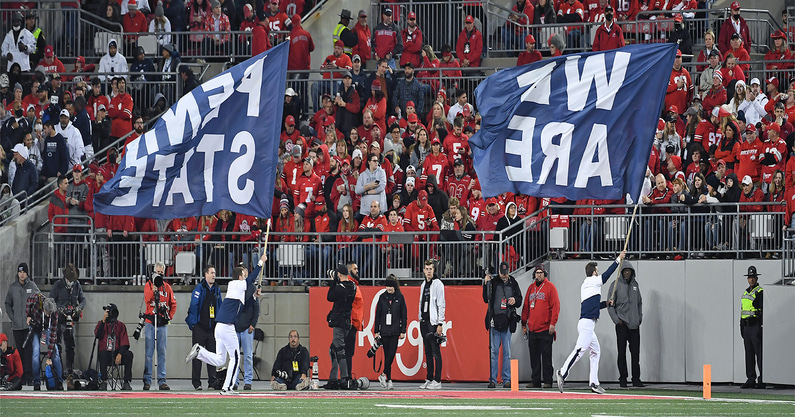 Penn State football flags