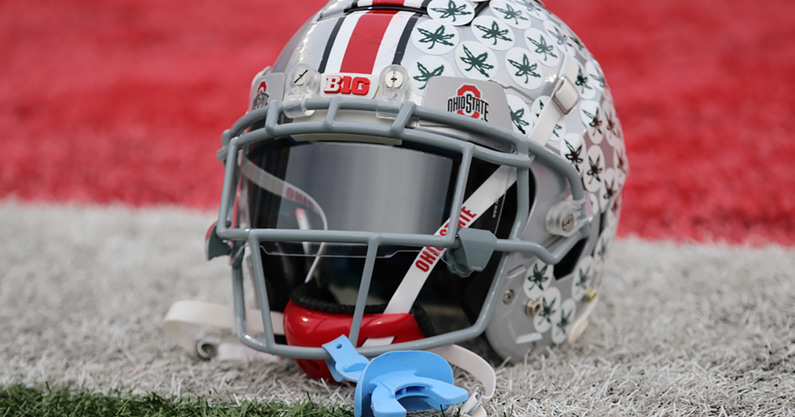 Ohio State helmet by Birm -- Lettermen Row
