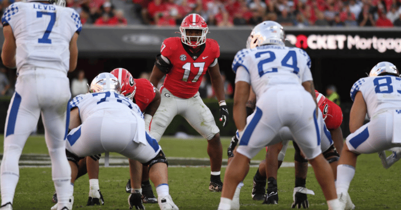 Kirby-Smart-makes-case-for-linebacker-Nakobe-Dean-win-Butkus-Award-2021-finalist-Georgia-Bulldogs