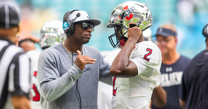 Jackson State University’s Deion Sanders Named SWAC Coach of the Year, Quarterback Son Shedeur Sanders Takes Freshman of the Year Award