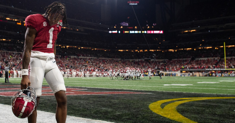 joel-klatt-gives-hot-take-on-alabama-crimson-tide-wide-receiver-jameson-williams-nick-saban-national-championship-bryce-young-georgia-bulldogs