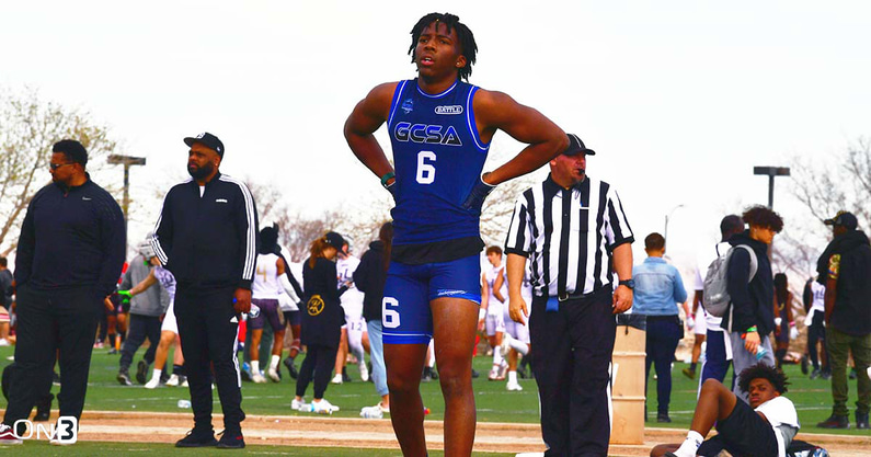 Rising Las Vegas athlete Jeremiah Hughes reacts to #39 big time #39 LSU offer