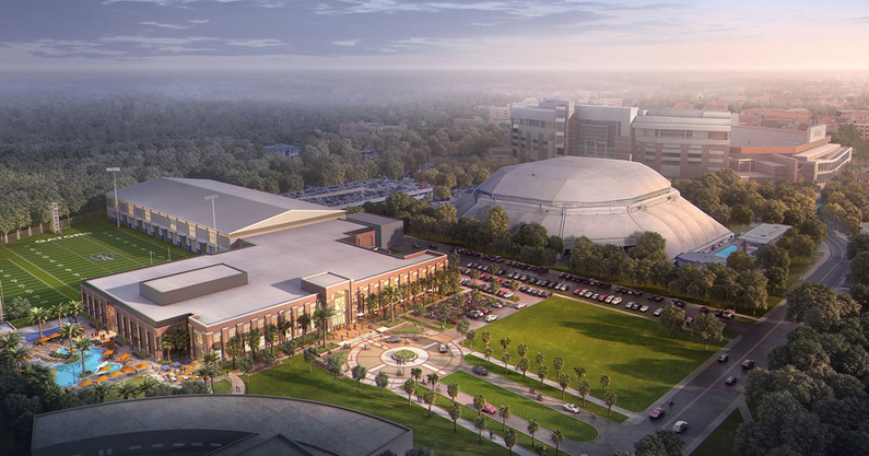 Updated movein date for the Gators' new $85M standalone football facility