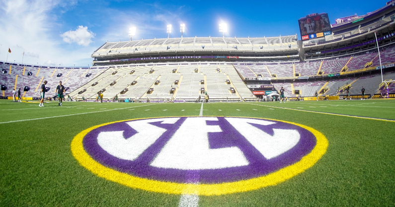 -head-coach-brian-kelly-assesses-state-of-lsu-football-facilities-wish-list-athletic-training