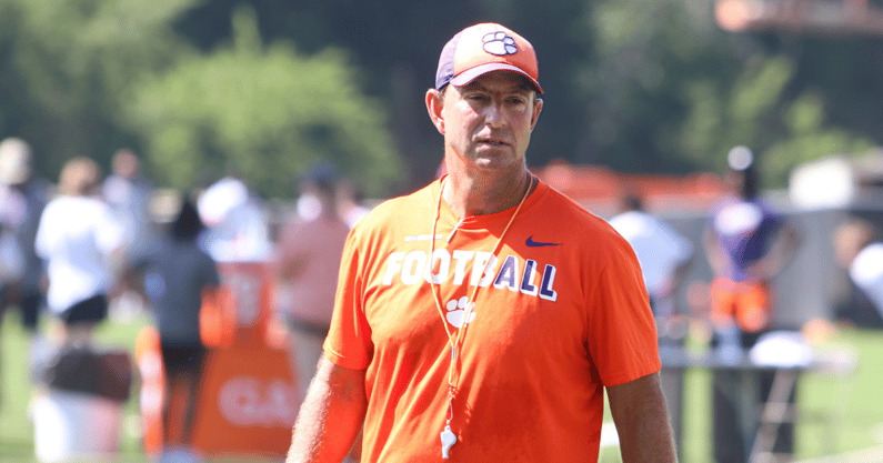 Dabo Swinney gives grim update on punting situation Aidan Swanson