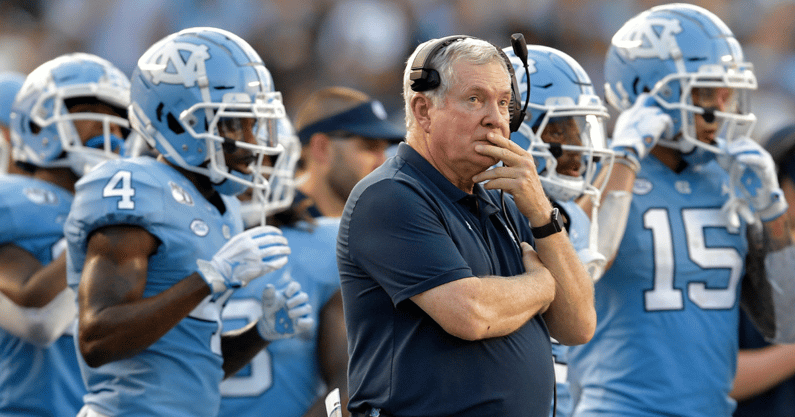mack-brown-addresses-coaching-north-carolina-without-sam-howell-for-first-time-since-return