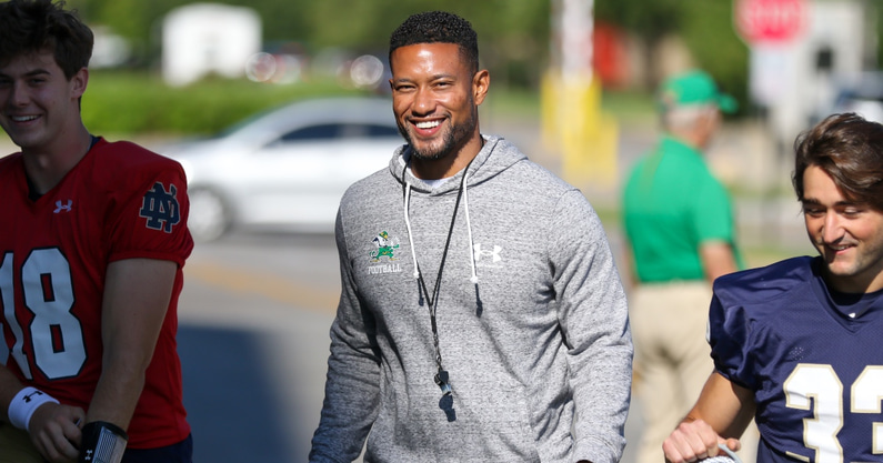 Notre Dame Head Coach Marcus Freeman Named To The Athletic s College 