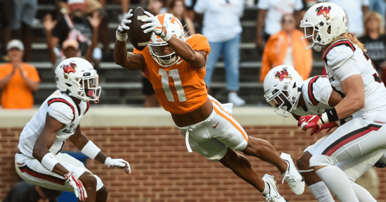 Jalin Hyatt believes Tennessee's offense can be the best in the country