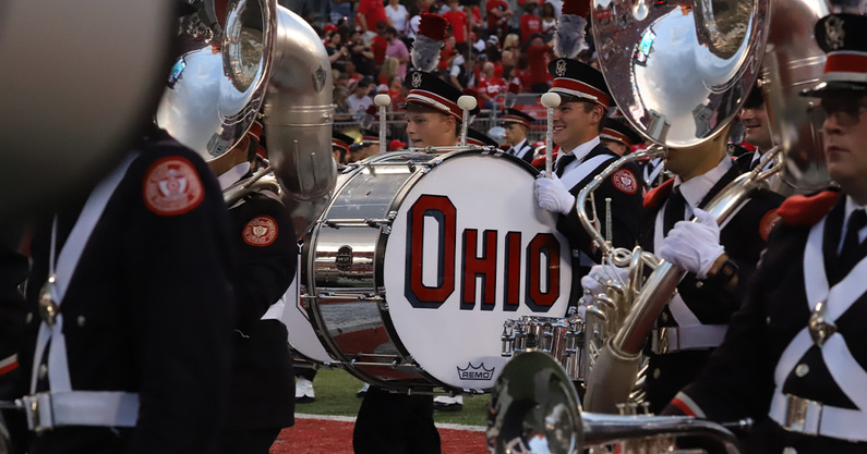 Ohio State Marching Band by Matt Parker -- Lettermen Row --