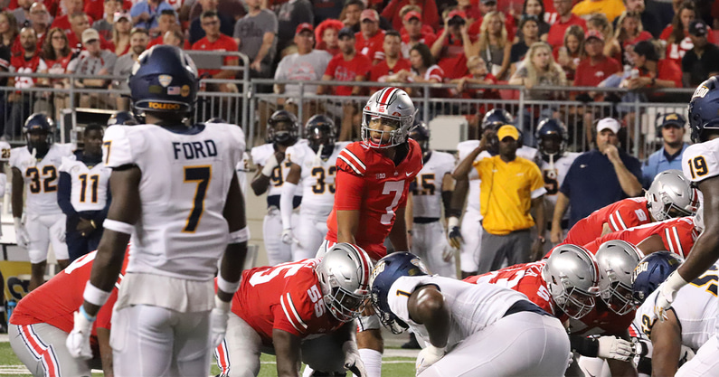 C.J. Stroud by Matt Parker -- Lettermen Row --